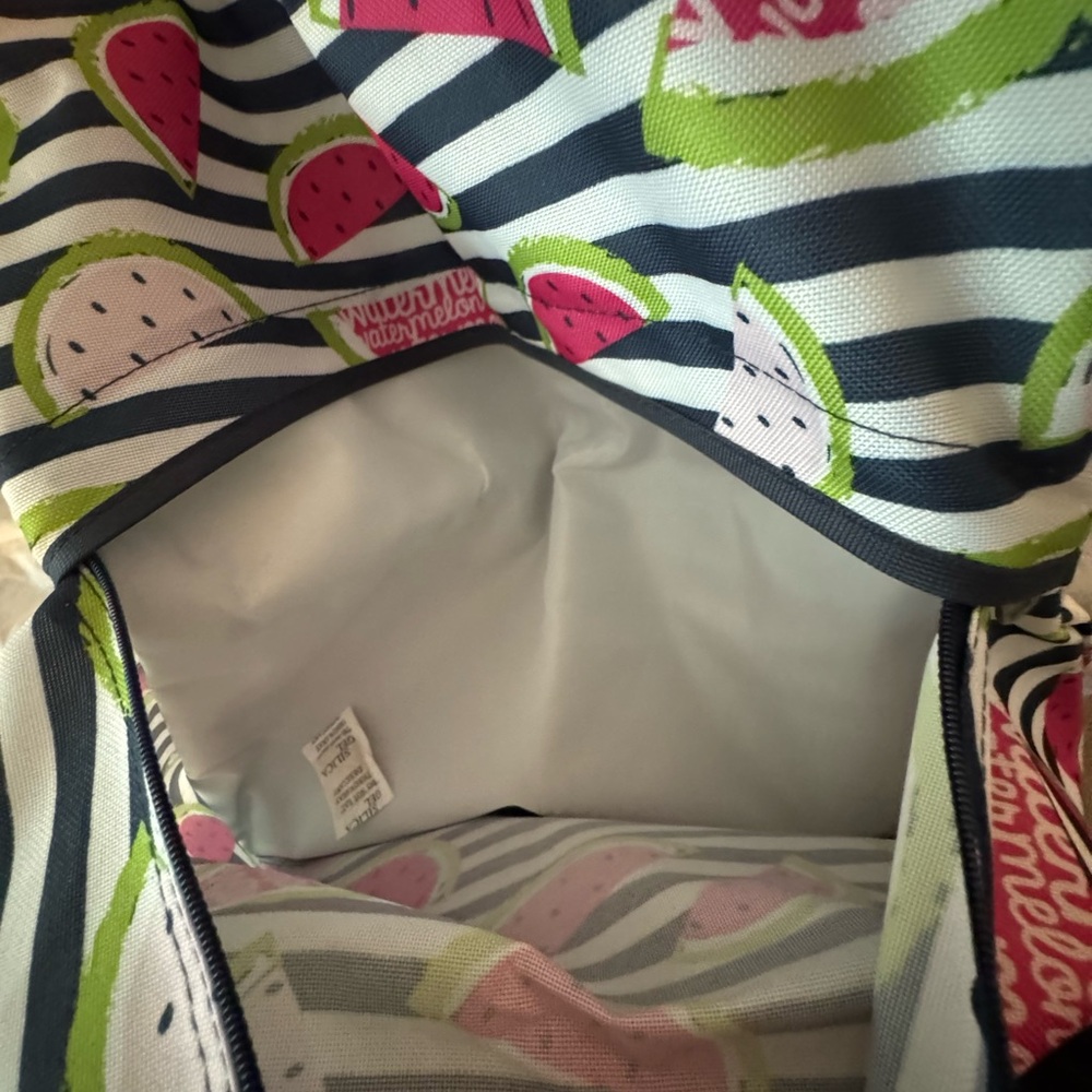 Watermelon Print Drawstring Thermal Backpack - Picture 3 of 3